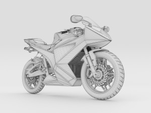 Motorcycle concept 3D Model