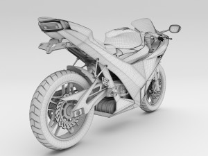 Motorcycle concept 3D Model