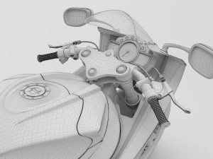 Концепція мотоцикла 3D Модель