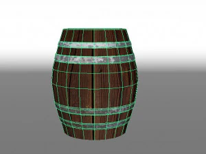 laag poly middeleeuwse stadsset 3D Model