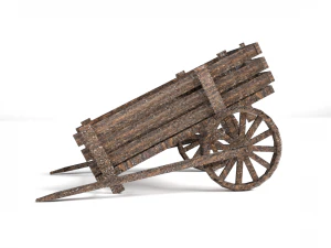 laag poly middeleeuwse stadsset 3D Model