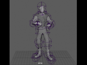 low poly soldier 3D Model