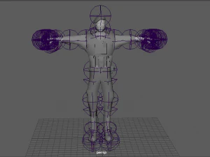 Low-Poly-Soldat 3D Modell