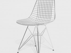 eames dkr wire chair 3D मॉडल