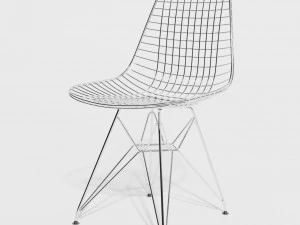 eames dkr wire chair 3D Model