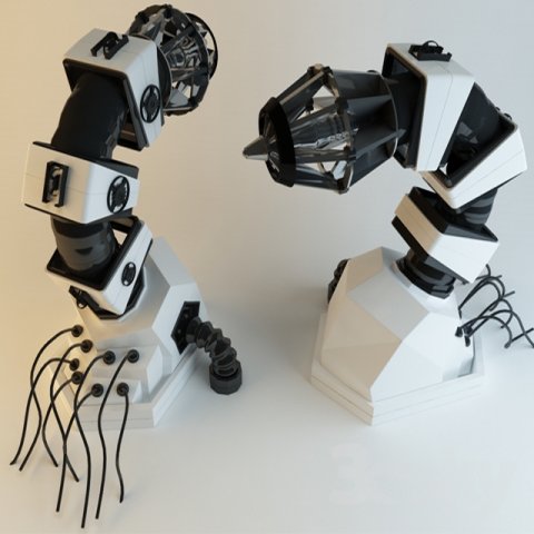 robot 3D मॉडल .c4d .max .obj .3ds .fbx .stl .blend