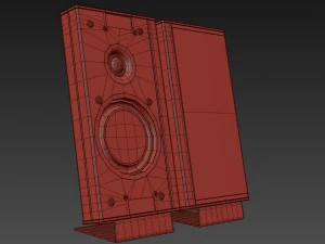 speakers set monitor audio shadow 3D Model