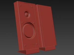 speakers set monitor audio shadow 3D Model