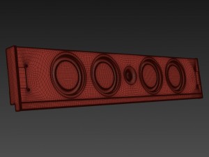 speakers set monitor audio shadow Modelo 3D