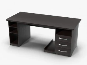 desk wenge 3D Model