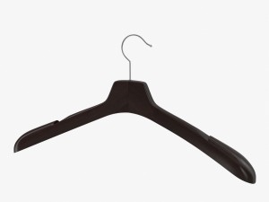 wooden clothes hanger 3D Model