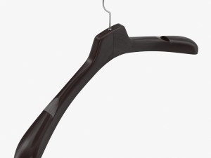 wooden clothes hanger Modelo 3D