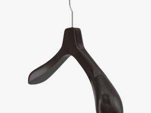 wooden clothes hanger Modelo 3D
