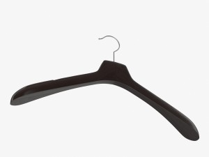 wooden clothes hanger Modelo 3D