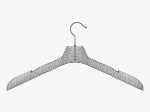 wooden clothes hanger Modelo 3D