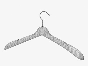 wooden clothes hanger 3D Модель