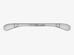 wooden clothes hanger 3D Модель