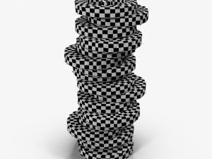 floor lamp - log 3D Model