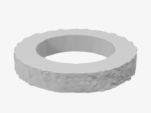wood log ring 3Dモデル