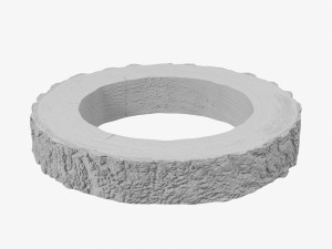 wood log ring 3Dモデル