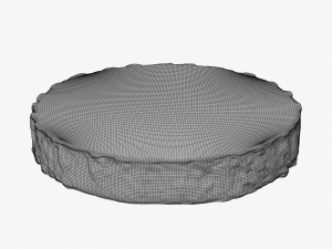 wood log slice 3D Model