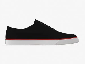 dc shoes - flash tx black-red 3D Model