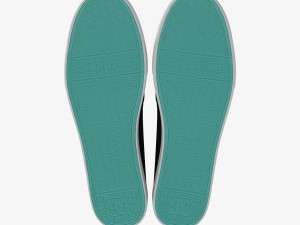 dc shoes - flash tx black-turquoise 3D Model
