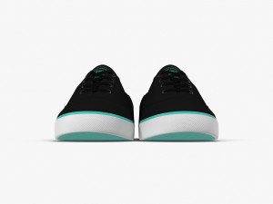 dc shoes - flash tx black-turquoise 3D Model