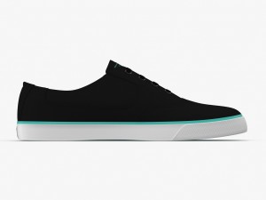 dc shoes - flash tx black-turquoise 3D Model