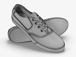 DC Shoes - Flash TX Schwarz-T&uuml;rkis 3D Modell