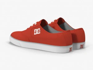 dc shoes - flash tx clay 3D Model