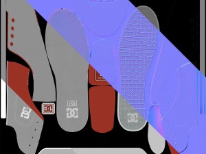 dc shoes - flash tx clay 3D Model
