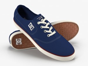 dc shoes - flash tx estate-blue 3D Model