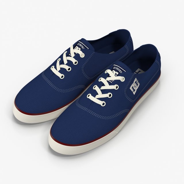 dc shoes flash tx estate blue 3D in 3DExport
