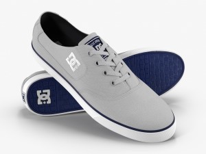 dc shoes - flash tx grey 3D मॉडल