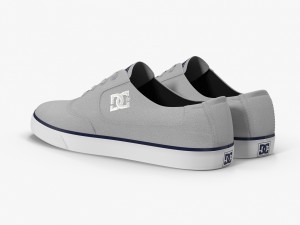 dc shoes - flash tx grey 3D Model