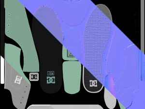 dc shoes - flash tx mint 3D Model