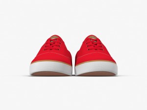 dc shoes - flash tx red 3D Модель