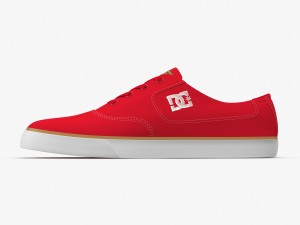 dc shoes - flash tx red 3D Модель