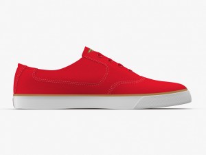 dc shoes - flash tx red 3D Модель
