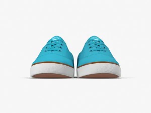 sapatos dc - flash tx turquesa Modelo 3D