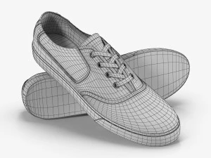 sapatos dc - flash tx turquesa Modelo 3D