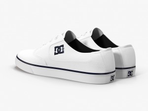 dc shoes - flash tx white 3D Model