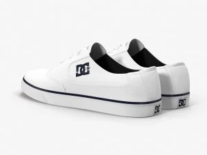 dc shoes - flash tx white 3D Model