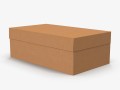 cardboard shoe box low-poly 3D 模型