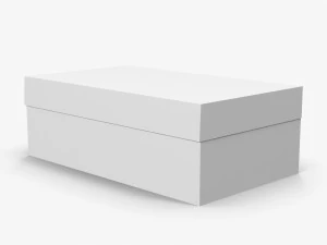 kartonowe pudełko na buty low-poly Model 3D
