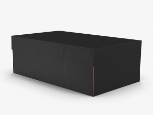 colored shoe boxes low-poly 3D 模型