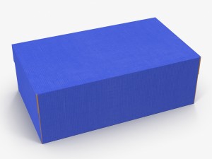 colored shoe boxes low-poly 3D 模型