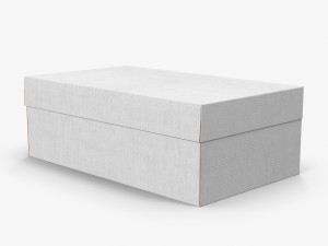 colored shoe boxes low-poly 3D 模型