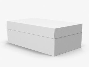 colored shoe boxes low-poly 3D 模型
